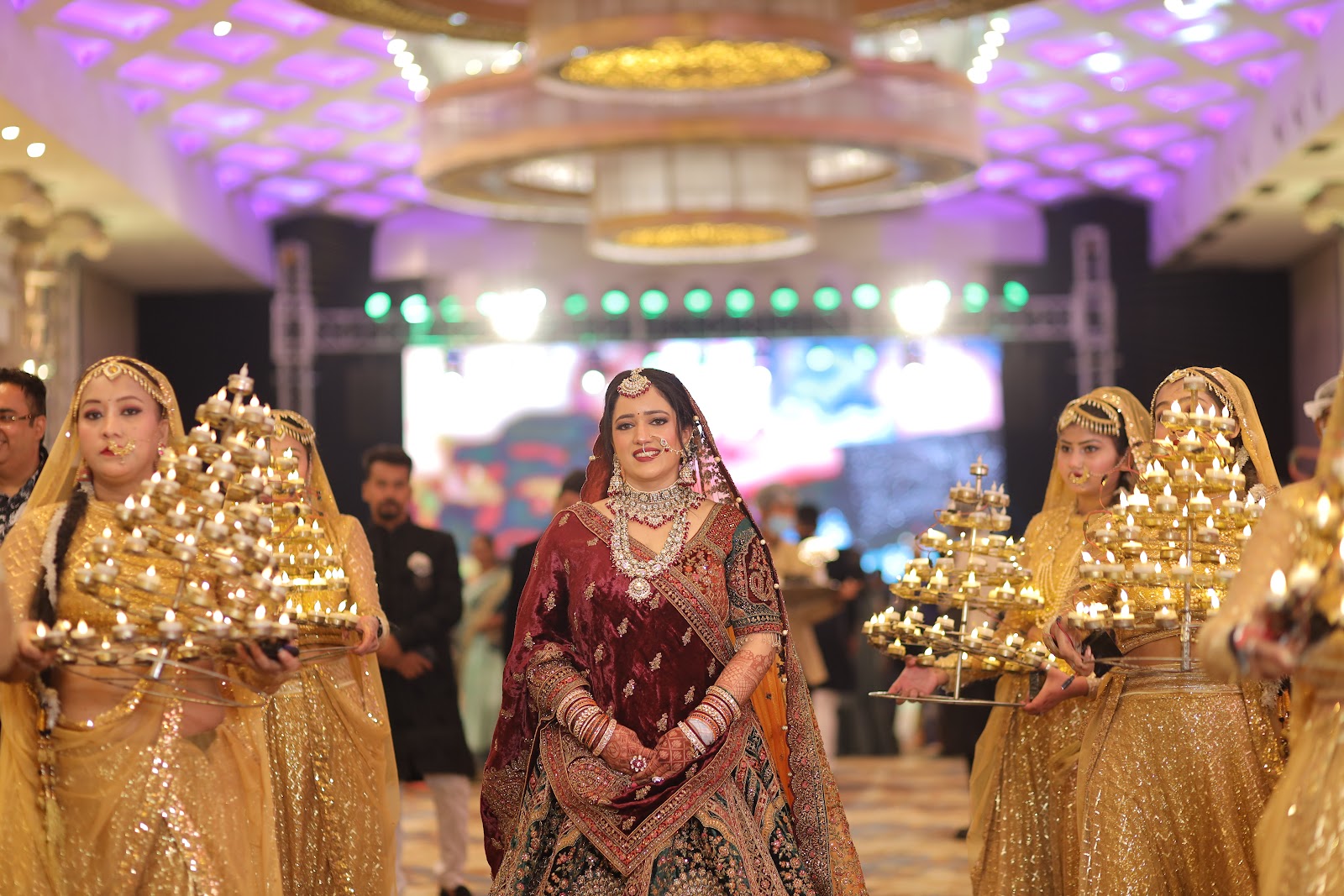 The bride's entry — wedding photography, Delhi