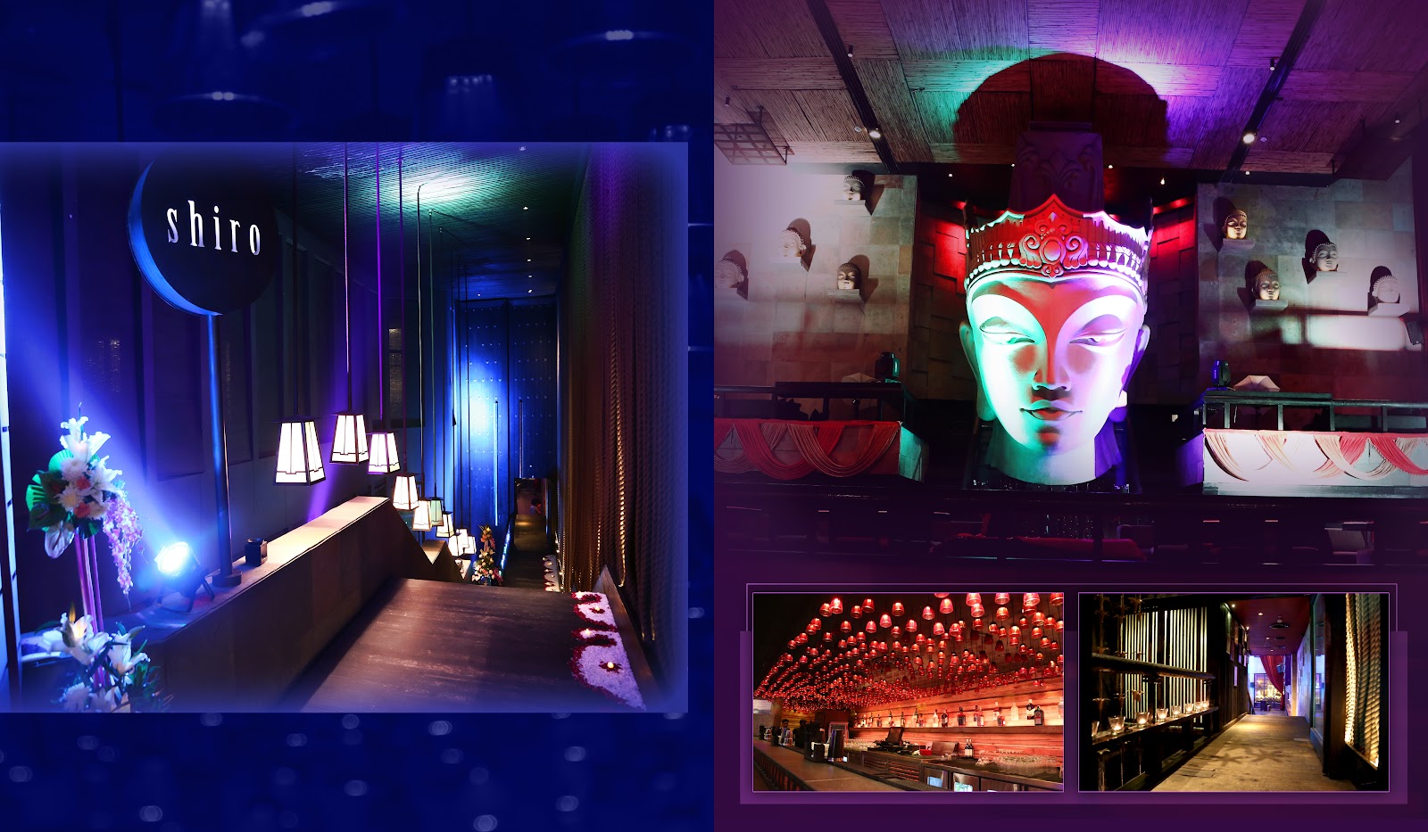 Lighting bay and backdrops inside the studio